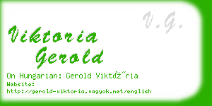 viktoria gerold business card